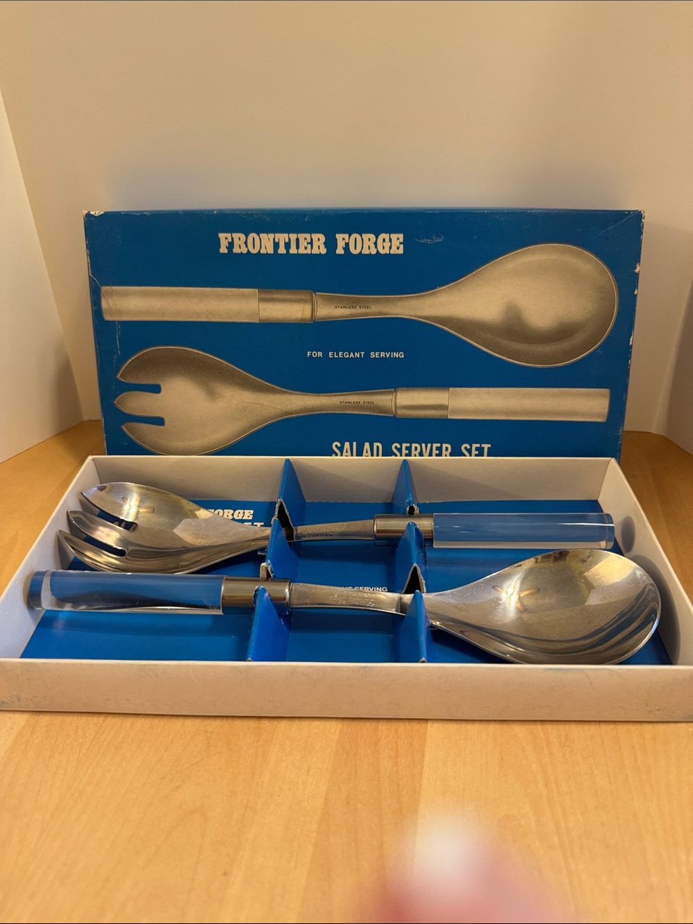 VTG Frontier Forge Japan stainless steel salad serving set